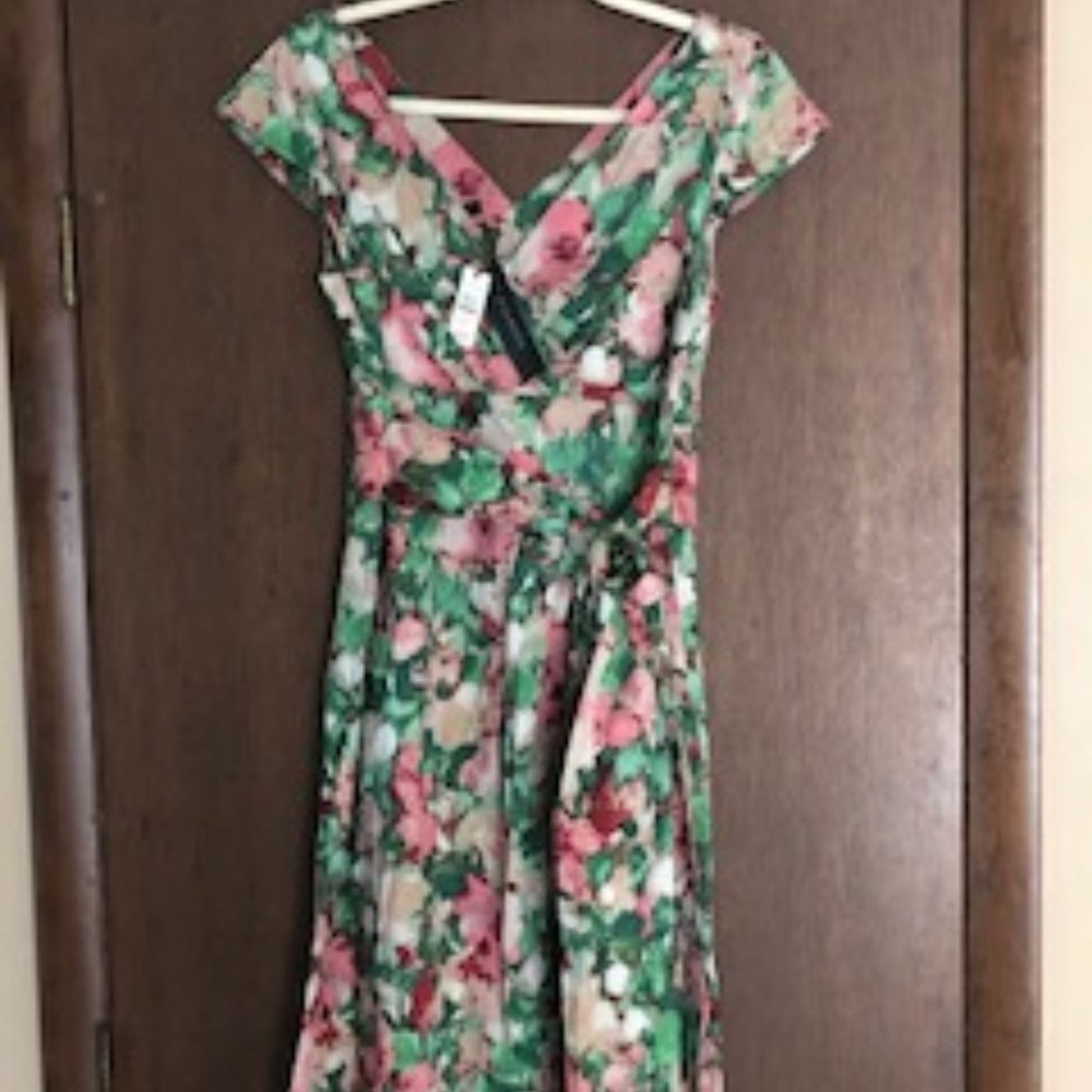 Talbots floral sun dress.